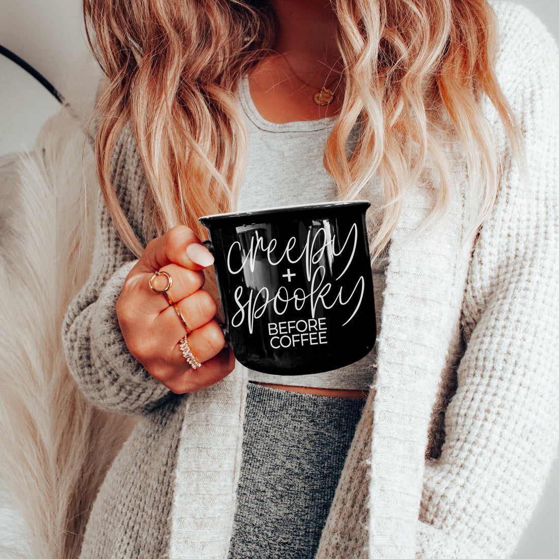 Halloween Morning Person Gift Mug Creepy Before Coffee
Dishwasher Safe Halloween Coffee Mug Creepy and Spooky